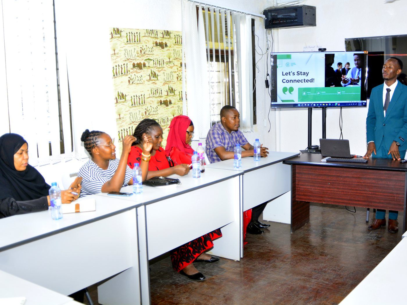 CMH career guidance session with students and advisors